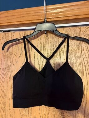 Kalon Black Racerback Sports Bra NWOT